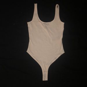 White tank top bodysuit from forever 21